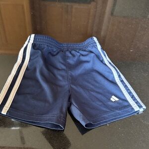 Adidas Kids Dark Blue Athletic Shorts